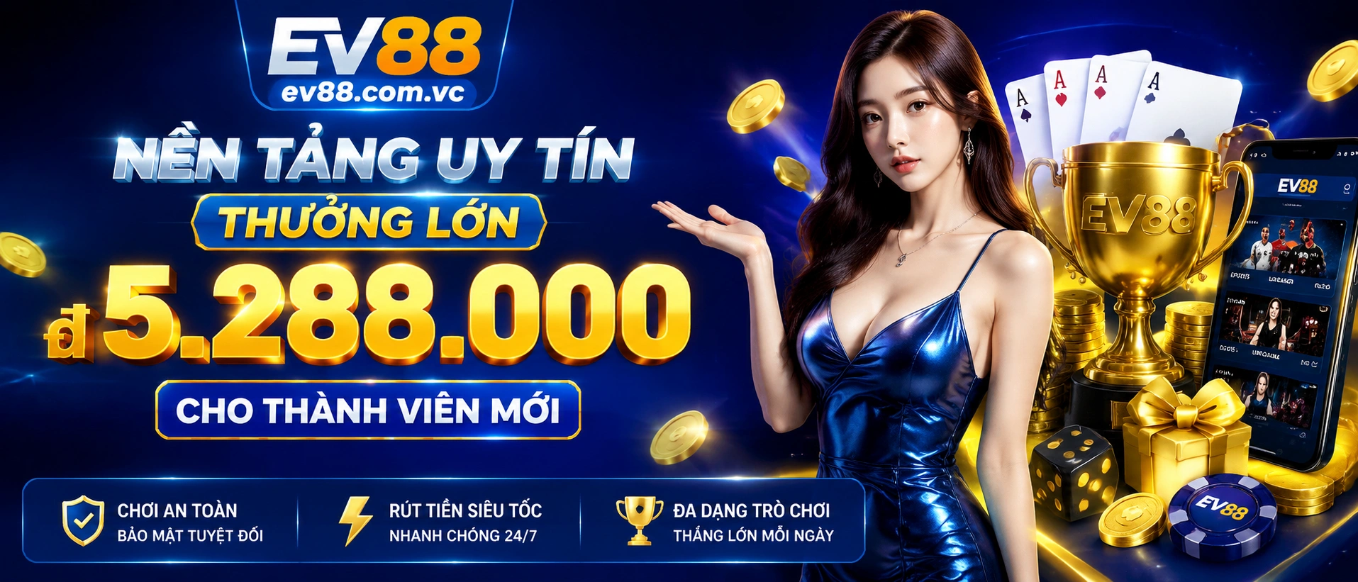 EV88 casino trực tuyến cho người chơi Việt