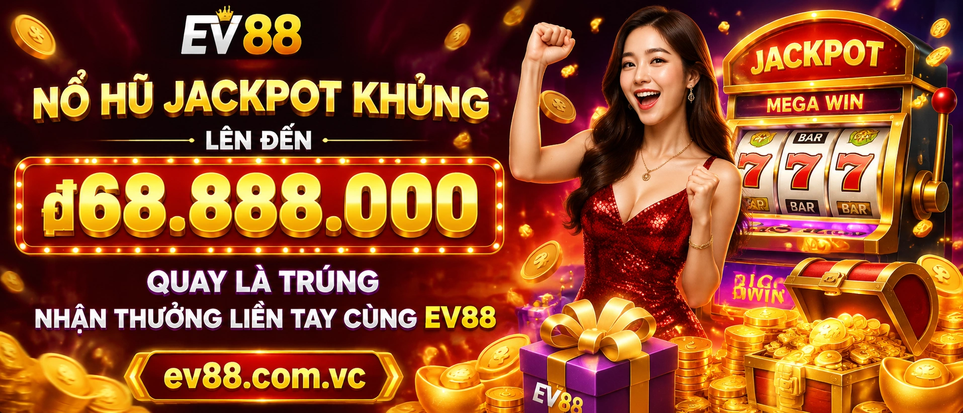 Nổ Hũ cổ điển EV88 với giao diện chọn trò chơi rõ ràng